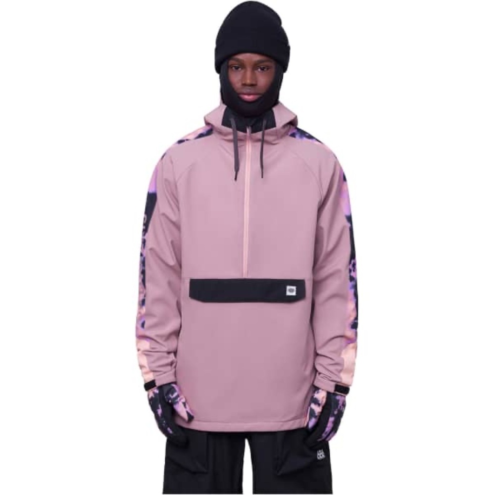 686 Men's Pink and Black Jacket